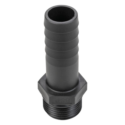 Stainless Steel Ball PP Valve & Barbed Outlet, 1"