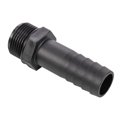 Stainless Steel Ball PP Valve & Barbed Outlet, 1"