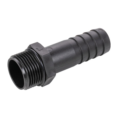 Stainless Steel Ball PP Valve & Barbed Outlet, 1"