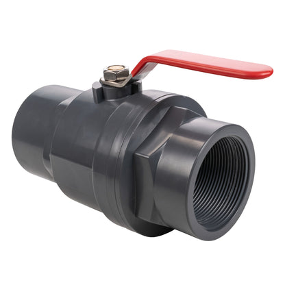 Stainless Steel Ball PP Valve & Barbed Outlet, 1.5"