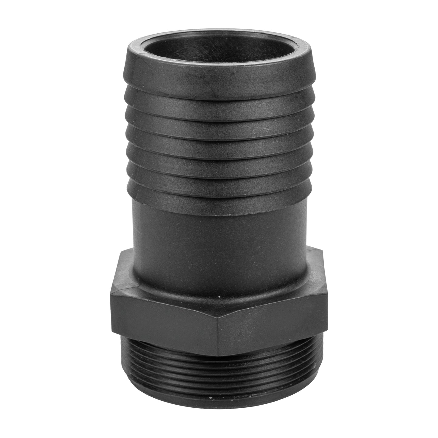 Stainless Steel Ball PP Valve & Barbed Outlet, 3"