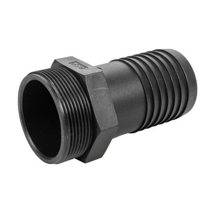 Stainless Steel Ball PP Valve & Barbed Outlet, 3"