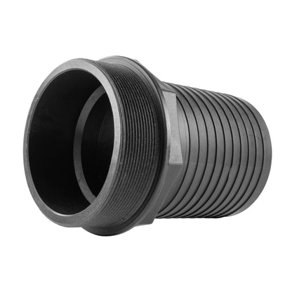 Stainless Steel Ball PP Valve & Barbed Outlet, 4"