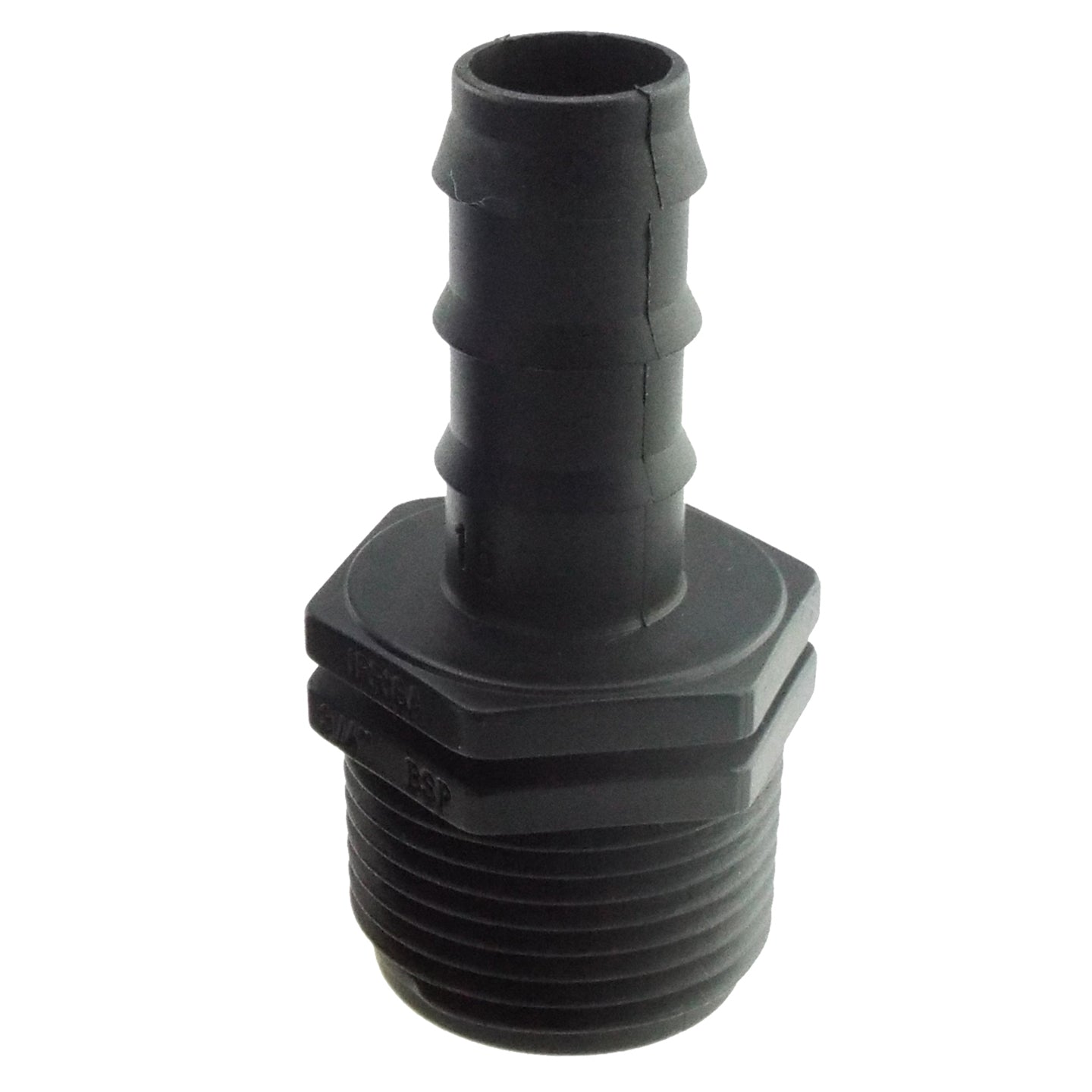 1/2" Irrigation Pipe Adapter with 3/4" BSPM Thread