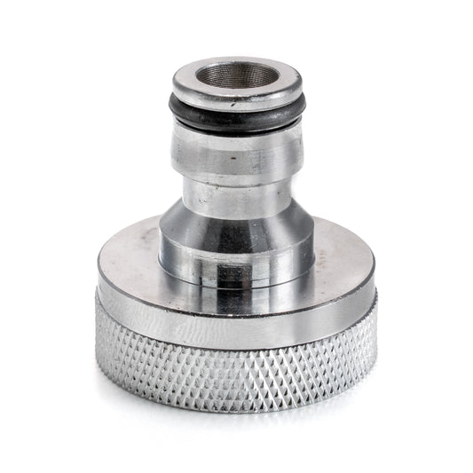 Female Tap Connector – 1” BSPF, Nickel Plated Brass
