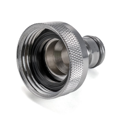 Female Tap Connector – 1” BSPF, Nickel Plated Brass