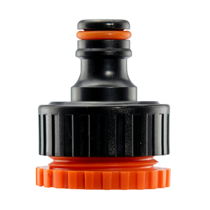 Hose Connectors Set with Nozzle, Black