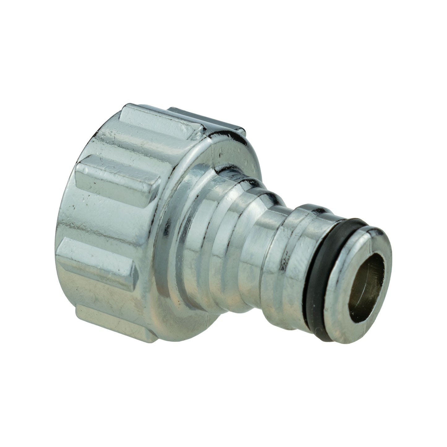 Female Tap Connector – 3/4” BSPF, Zinc Chrome