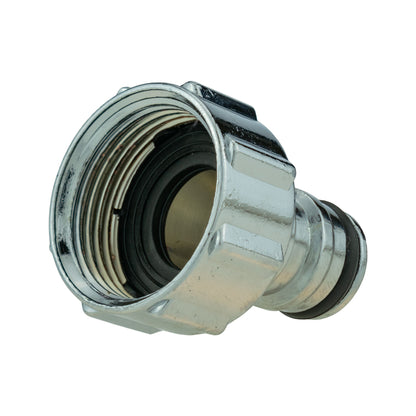 Female Tap Connector – 3/4” BSPF, Zinc Chrome