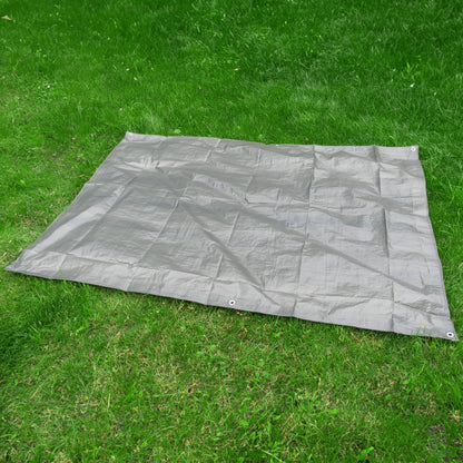 1.5m x 2m Grey 50gsm Tarpaulin