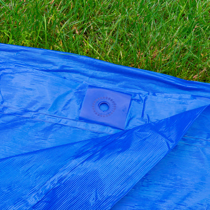 100gsm LLDPE Blue Tarpaulins