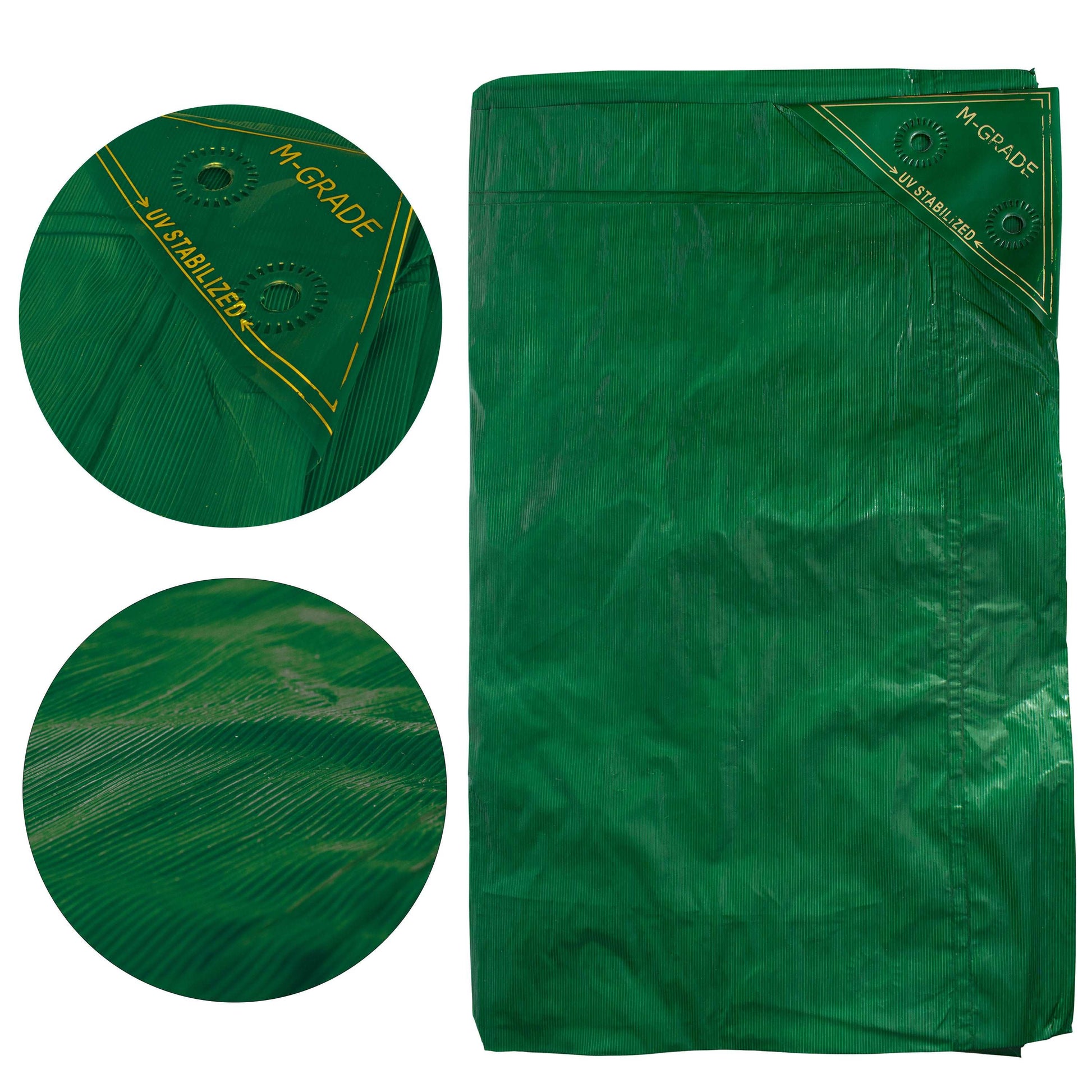 1.5m x 2m Green 100gsm LLDPE Tarpaulin