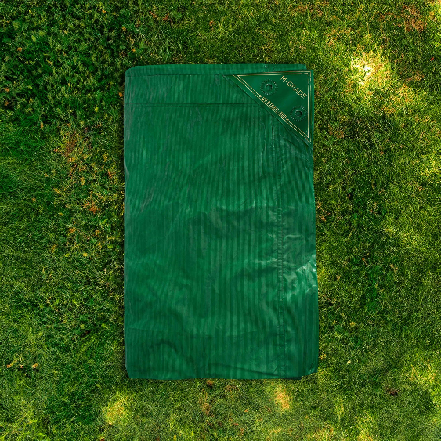 1.5m x 2m Green 100gsm LLDPE Tarpaulin