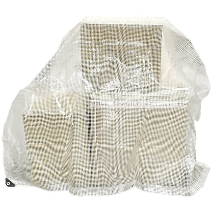 100gsm Monotex Clear Tarpaulins with 4x Clips