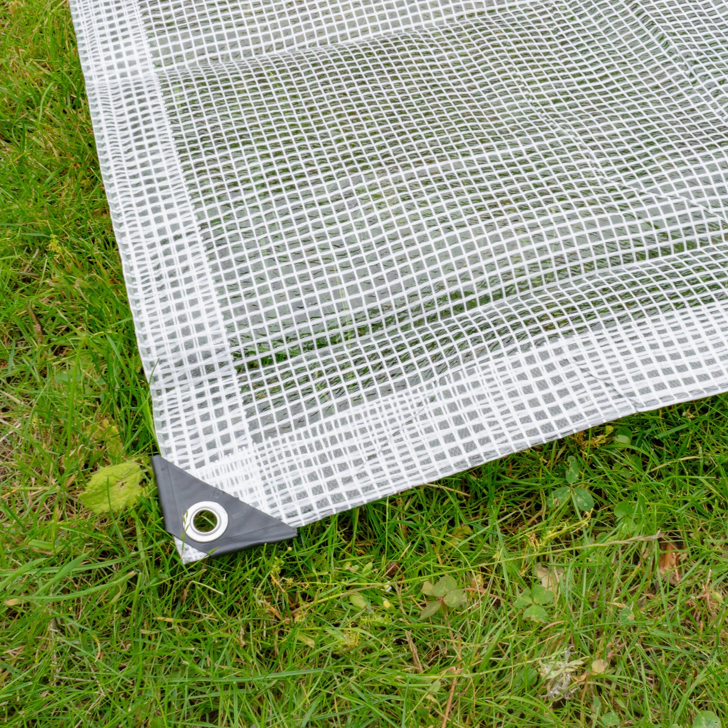 100gsm Monotex Clear Tarpaulins with 4x Clips