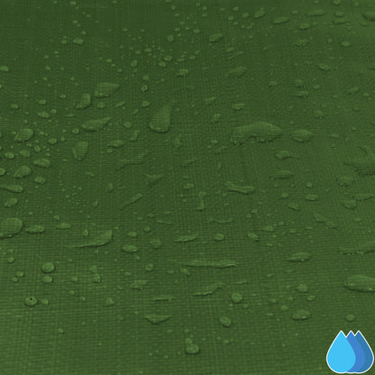10m x 12m Green & Brown Tarpaulins, L-Grade 220 GSM
