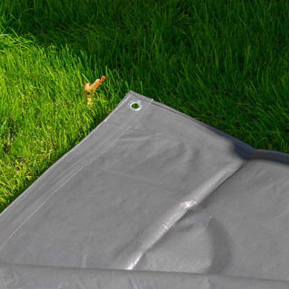 1.5m x 2m Grey 200gsm Pool Tarp