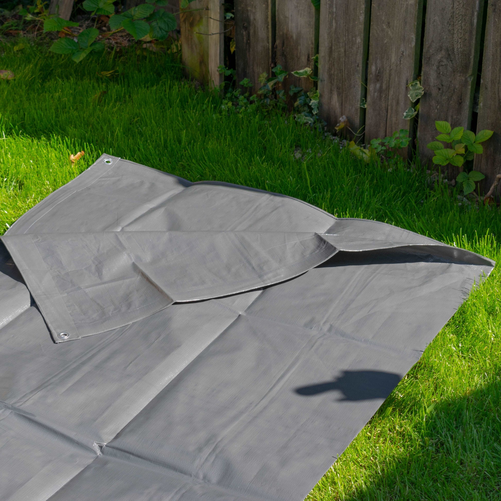 1.5m x 2m Grey 200gsm Pool Tarp