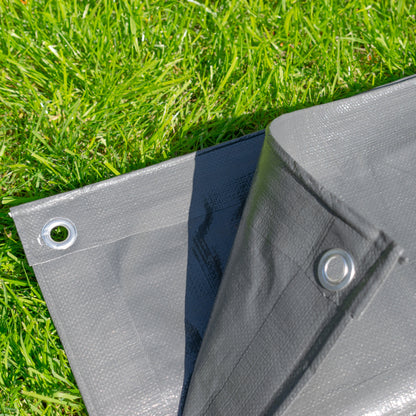 4m x 6m Grey 200gsm Pool Tarp