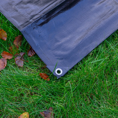 6m x 8m Black 250gsm Pool Tarp