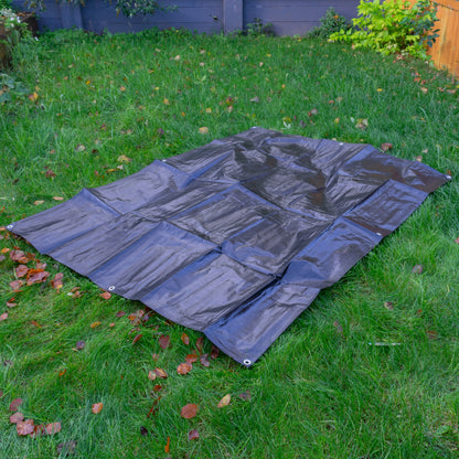 6m x 6m Black 250gsm Pool Tarp