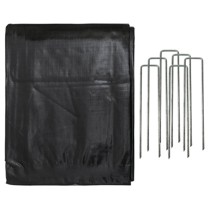 250gsm Black Pool Groundsheet Tarps