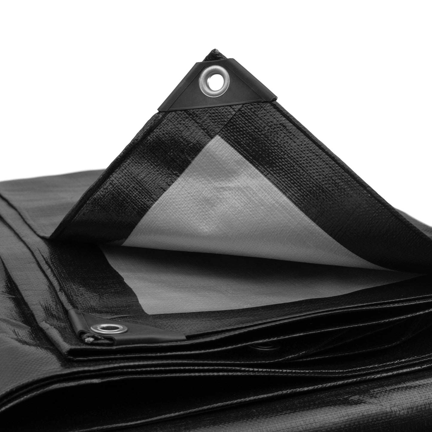 4m x 5m Black 250gsm Heavy-grade Tarpaulin