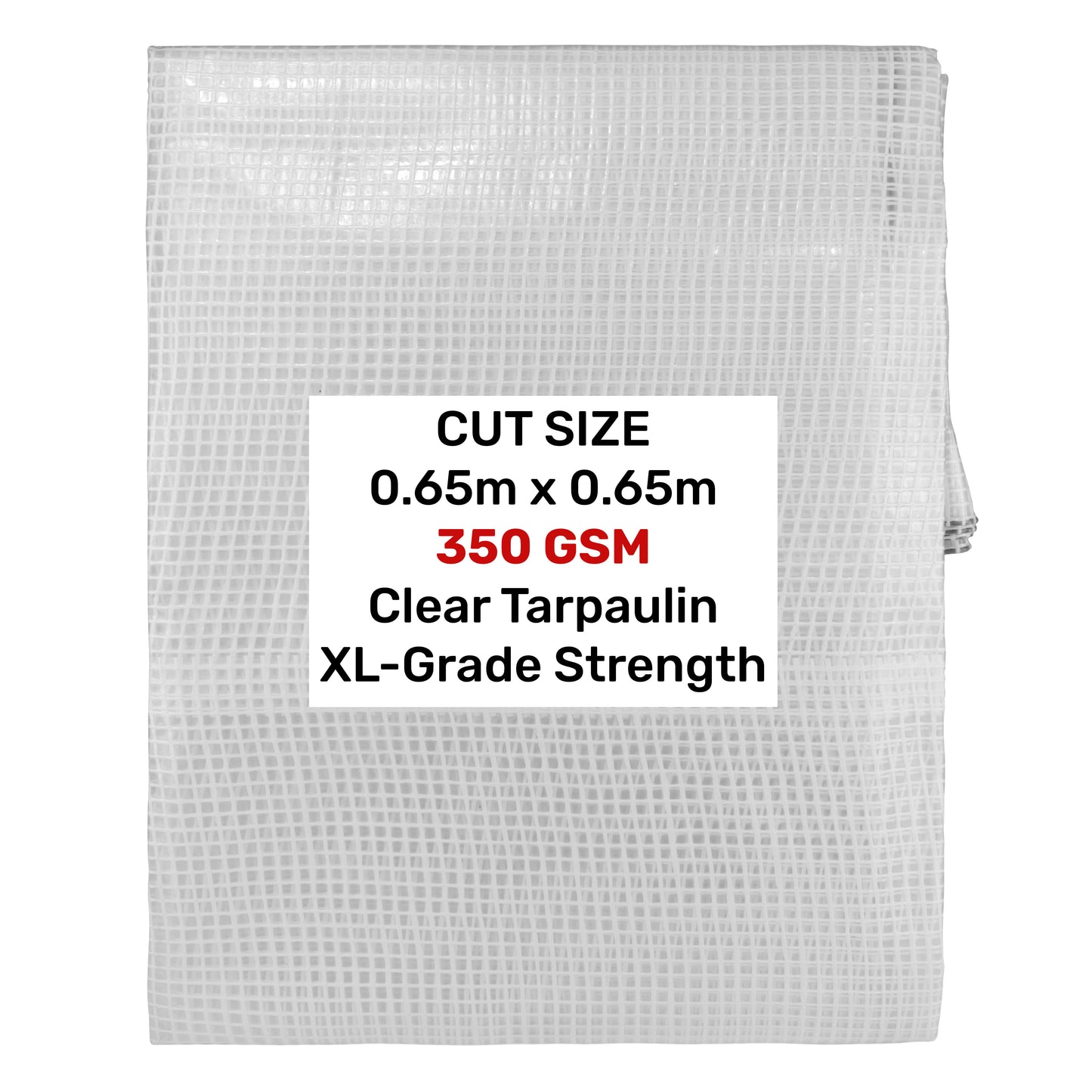 350gsm Supergrade Clear Monotex Tarpaulins