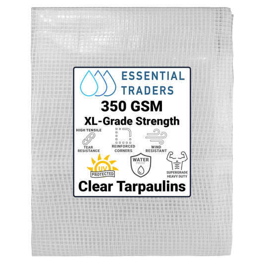 350gsm Supergrade Clear Monotex Tarpaulins