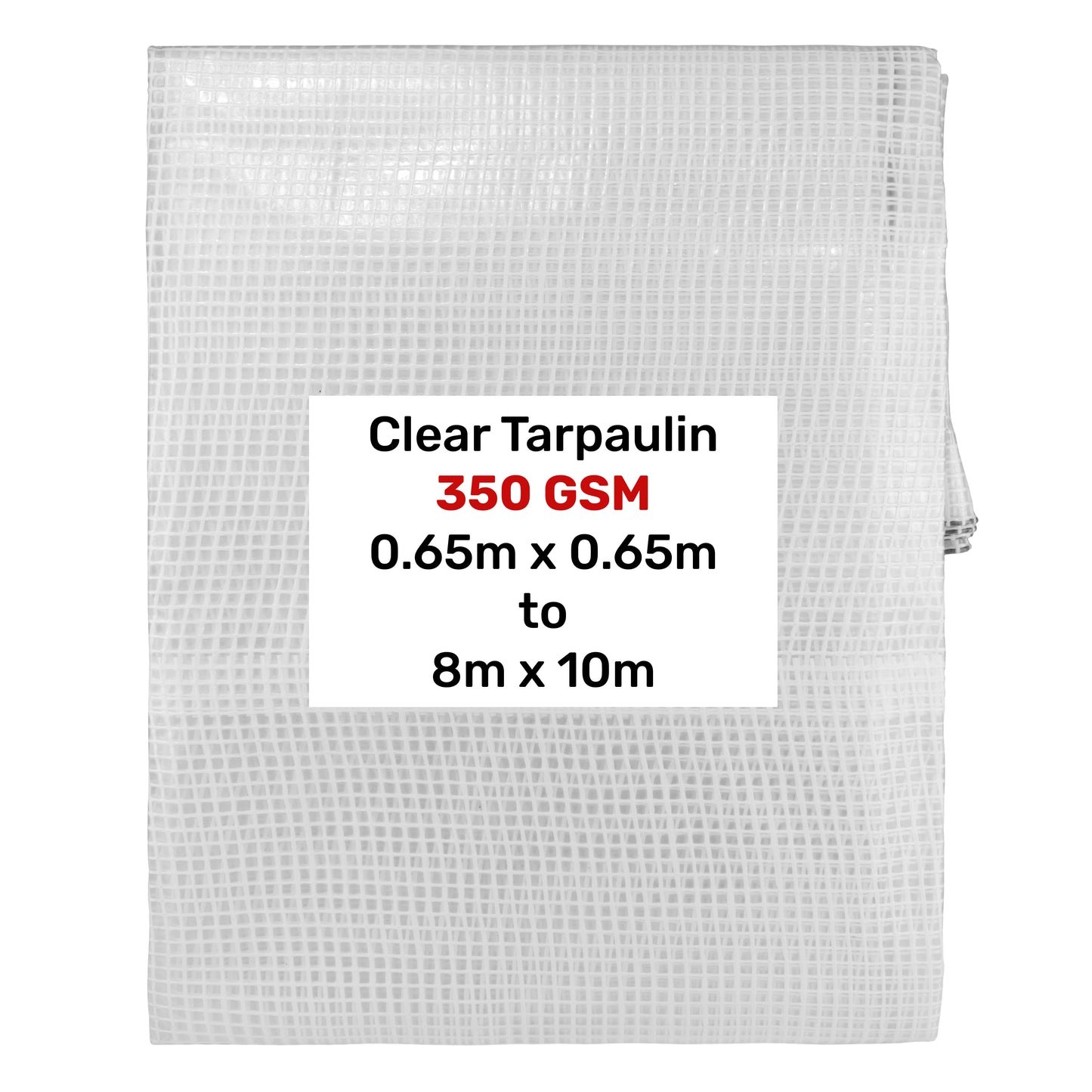 350gsm Supergrade Clear Monotex Tarpaulins