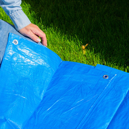 50gsm Lightweight Blue Tarpaulins