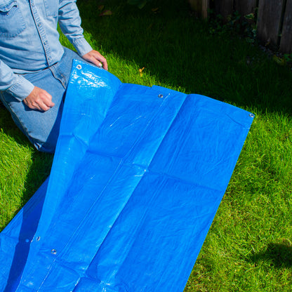 50gsm Lightweight Blue Tarpaulins