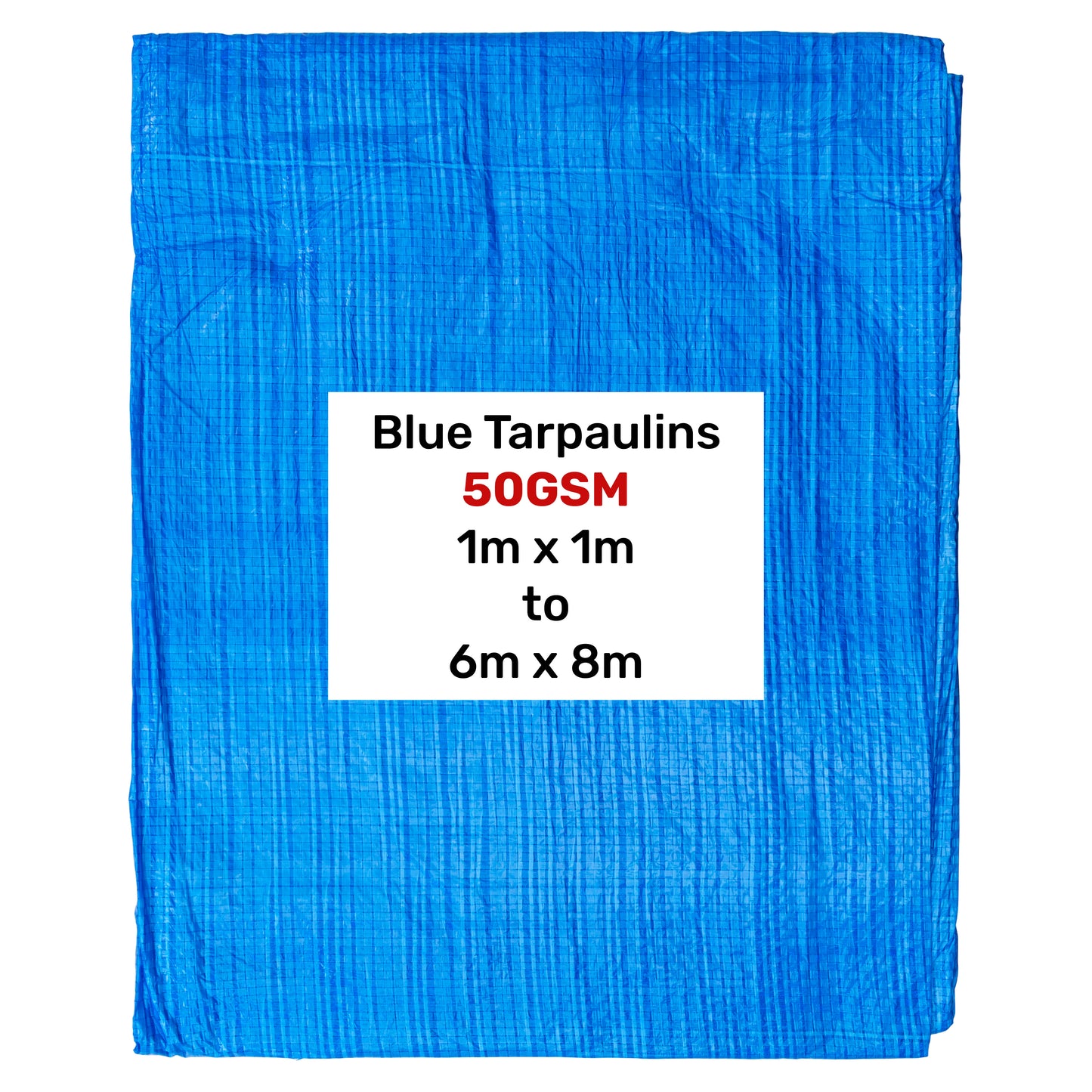 50gsm Lightweight Blue Tarpaulins