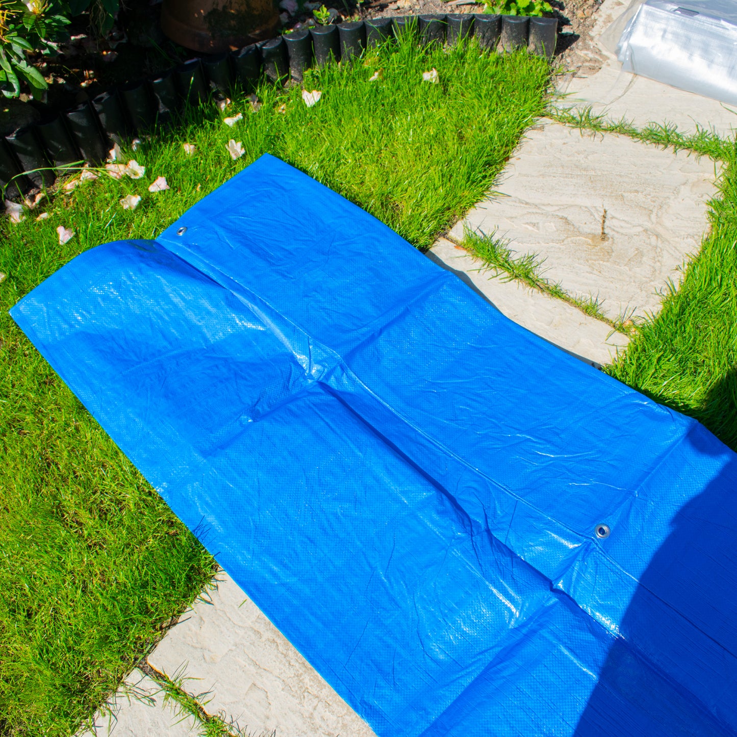 50gsm Lightweight Blue Tarpaulins