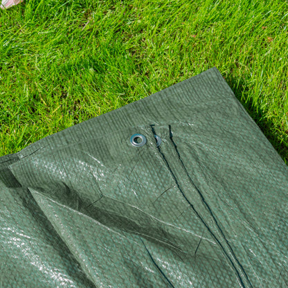 1.5m x 2m Green 50gsm Tarpaulin