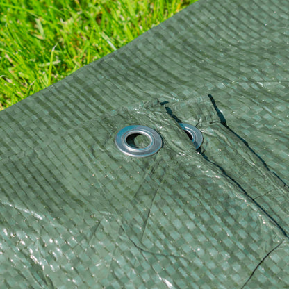 2m x 2m Green 50gsm Tarpaulin