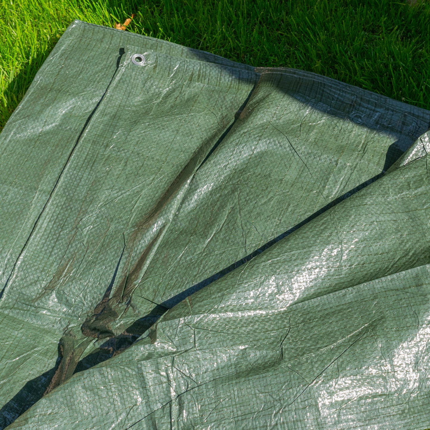 3m x 3m Green 50gsm Tarpaulin