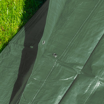 2m x 3m Green 100gsm Tarpaulin