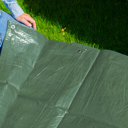 2m x 4m Green 100gsm Tarpaulin