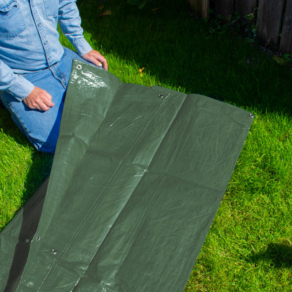 2m x 4m Green 100gsm Tarpaulin
