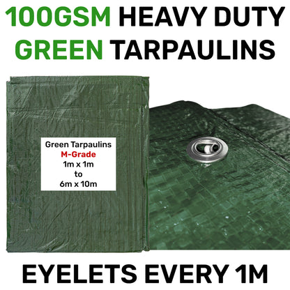 100gsm Green Tarpaulins