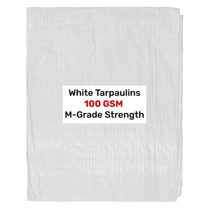 100gsm Pure White Tarpaulins