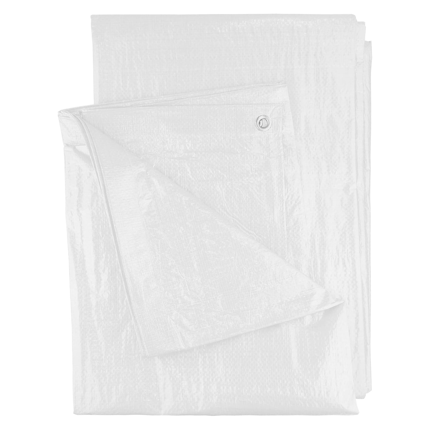 100gsm Pure White Tarpaulins with 5x Bungee Balls