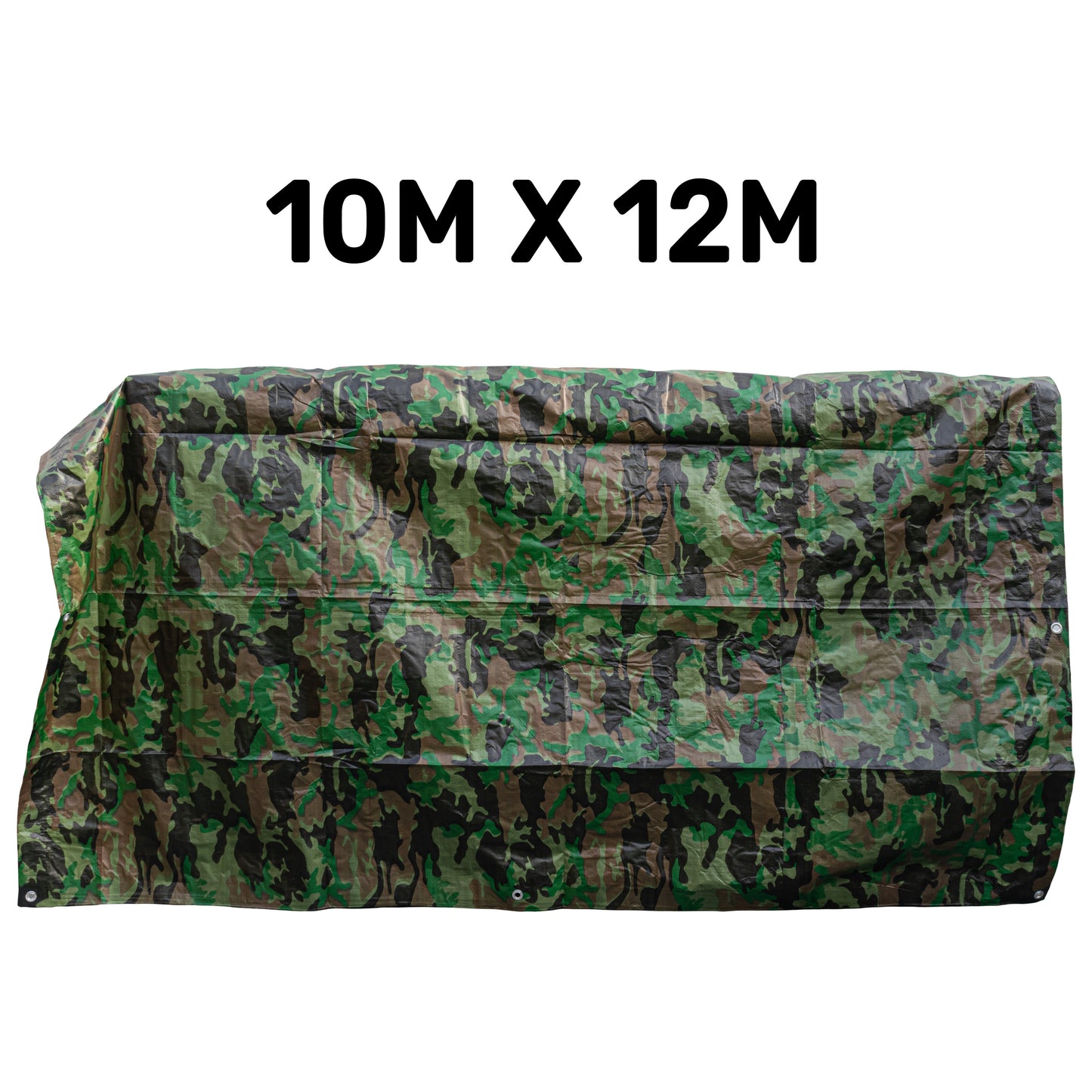 10m x 12m Camouflage 90gsm Tarpaulin