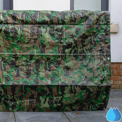 1.5m x 3m Camouflage Tarpaulins, Bradas 90 GSM