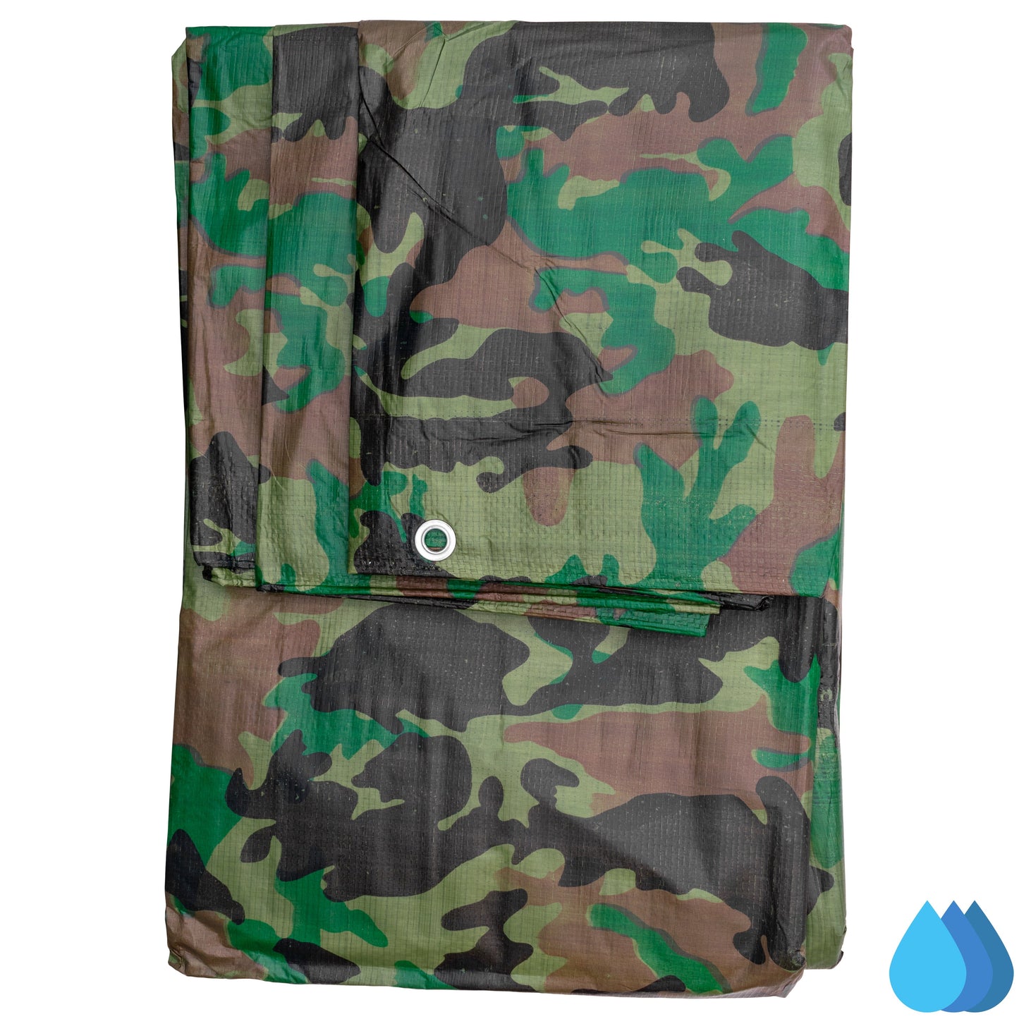 1.5m x 3m Camouflage Tarpaulins, Bradas 90 GSM