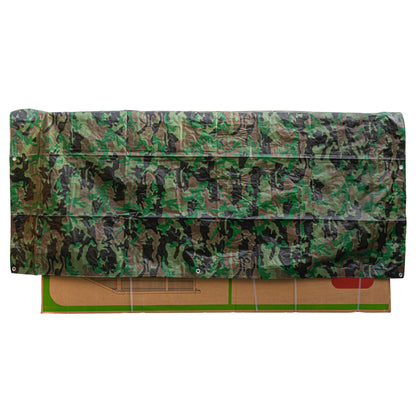 1m x 1m Camouflage 90gsm Tarpaulin