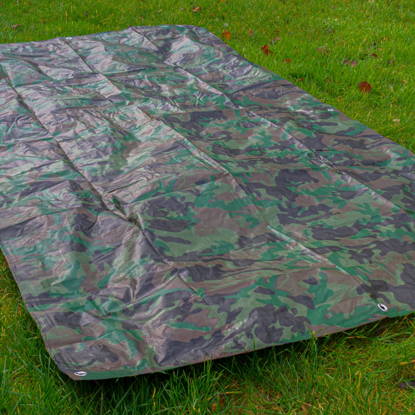 1m x 1m Camouflage 90gsm Tarpaulin