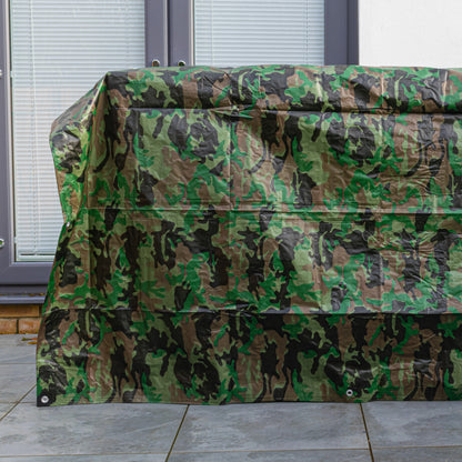 5m x 6m Camouflage 90gsm Tarpaulin