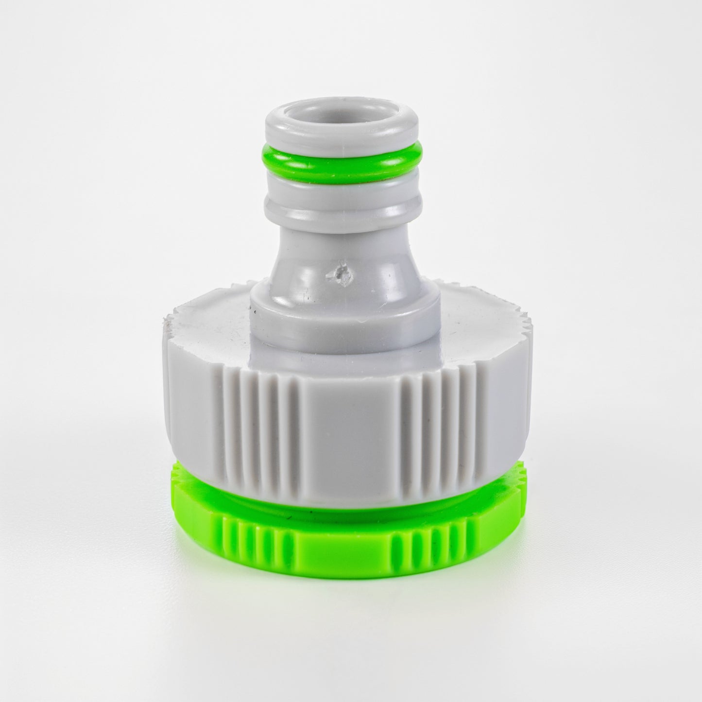 Female Tap Connector – 1” & 3/4” BSPF, Green & Grey